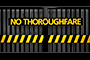 NO THOROUGHFARE